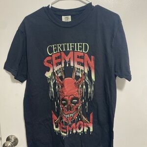 Semen Demon Men's Black T-Shirt